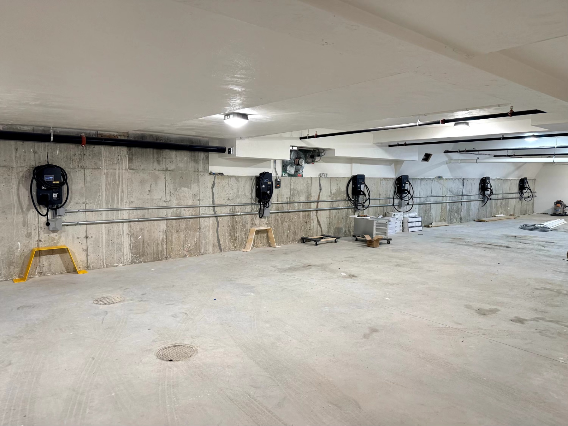 ev installation project in boston