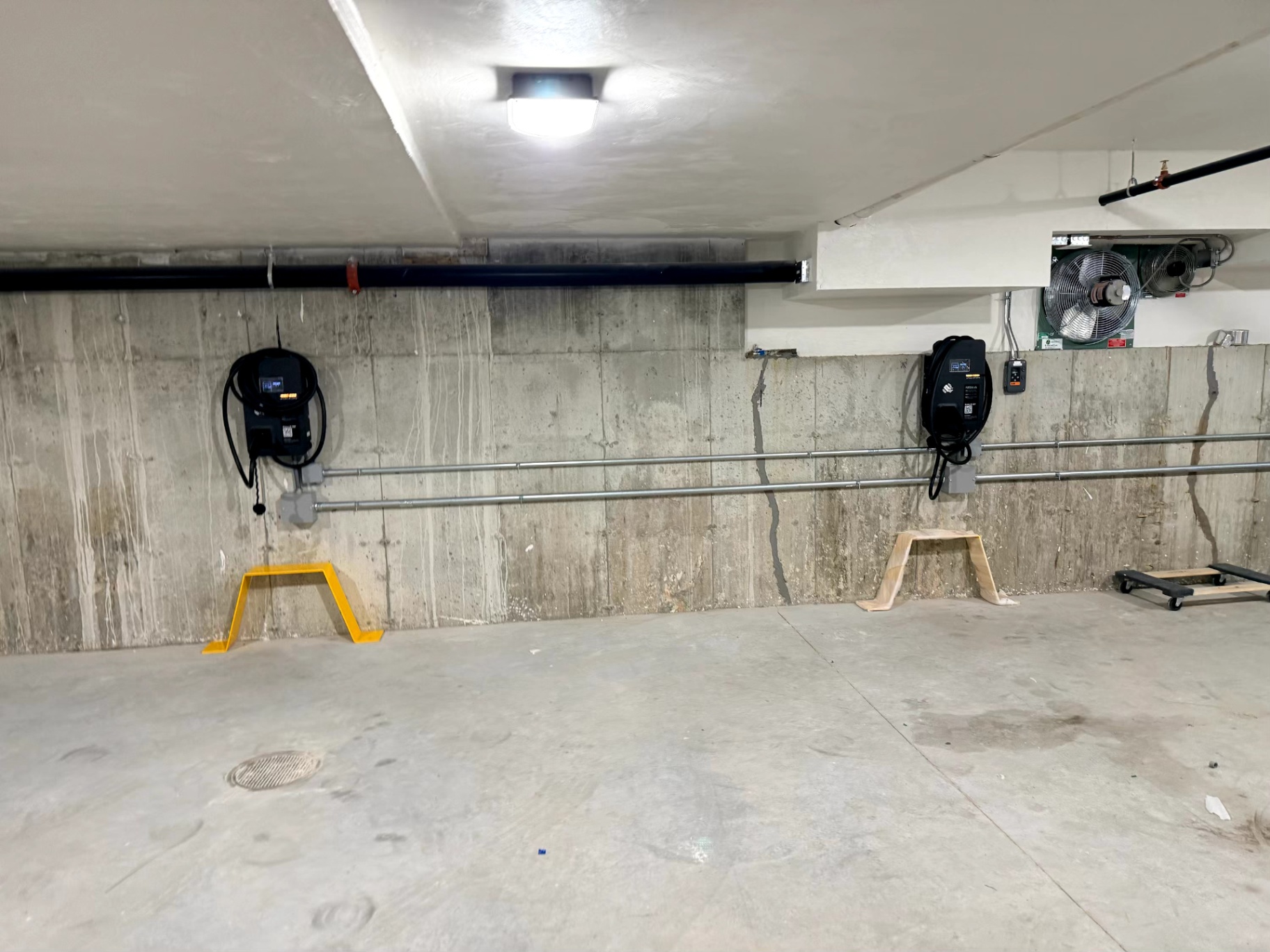 ev installation project in boston